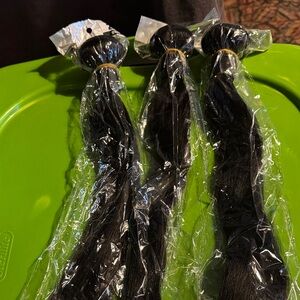 Sleek Black Human Hair Extensions